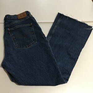Levi's Premium 70s High Flare Womens Jeans Size 31 Big E